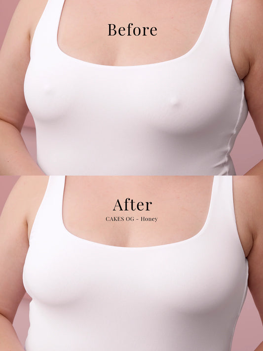 Grippy CAKES Circles silicone nipple covers front view