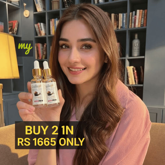 Vasalaine® Snail Collagen Essential Oil – Organic Face Serum for Skin Repair, Hydration & Anti-Aging (30ml)